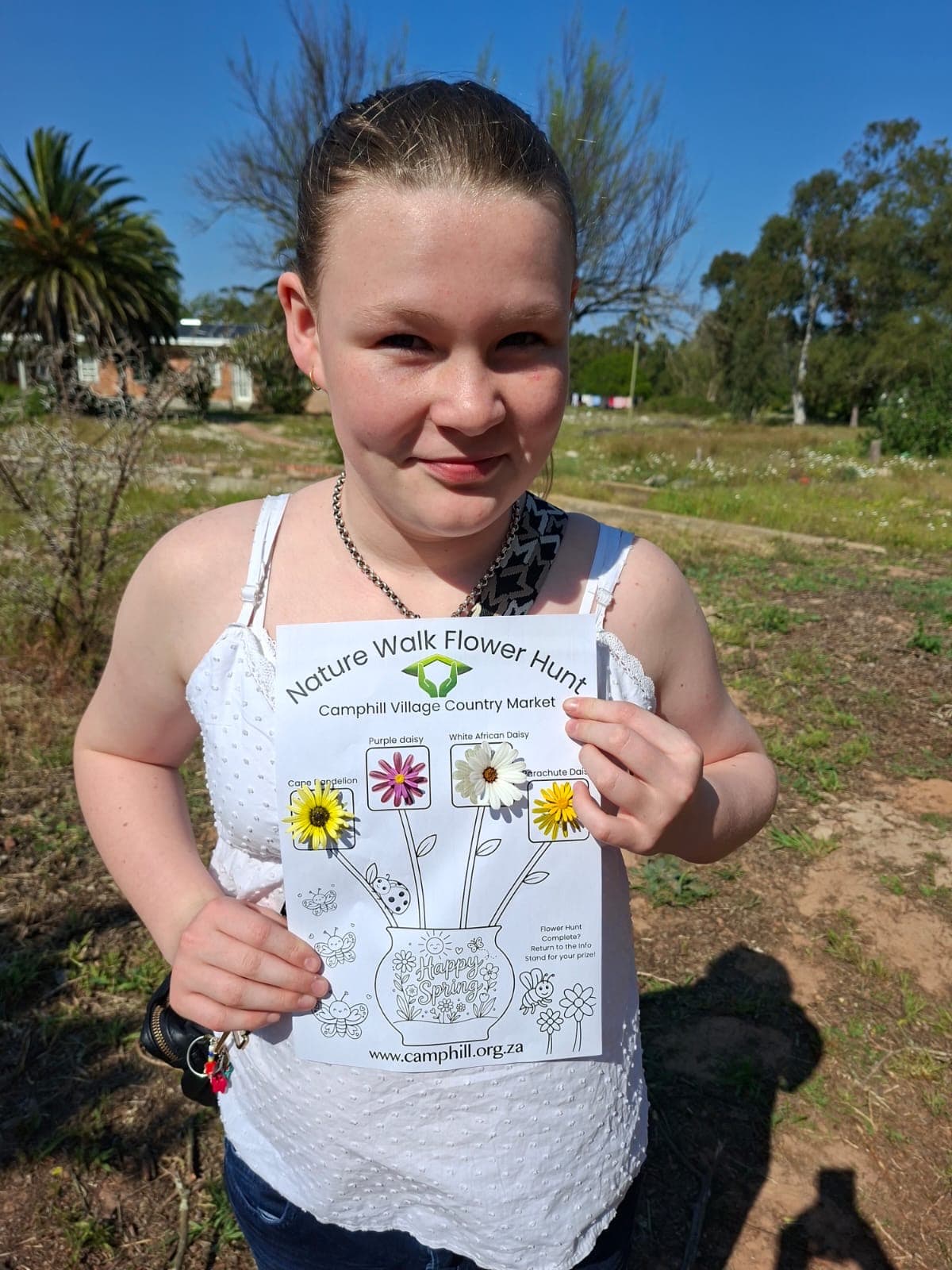 A Flower Hunt page